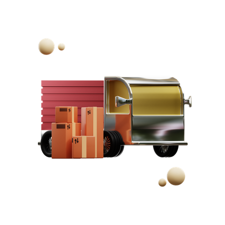 Camion de livraison  3D Icon