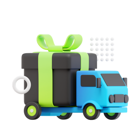 Camion de livraison  3D Icon