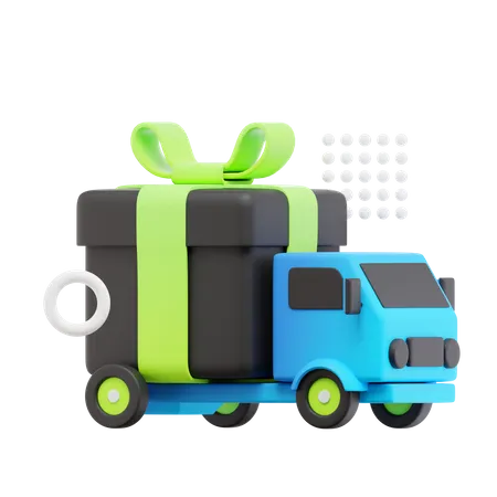 Camion de livraison  3D Icon