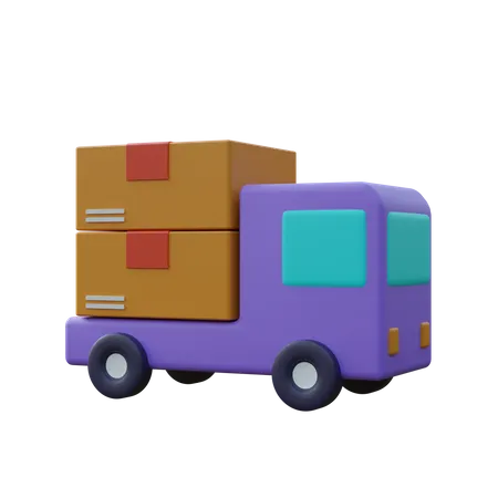 Camion de livraison  3D Icon