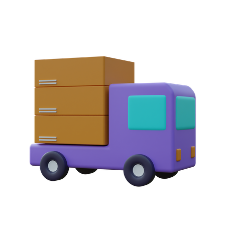 Camion de livraison  3D Icon