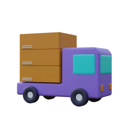 Camion de livraison  3D Icon