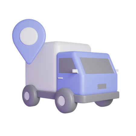 Camion de livraison  3D Icon