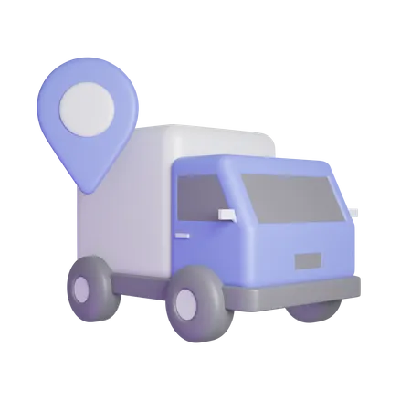 Camion de livraison  3D Icon