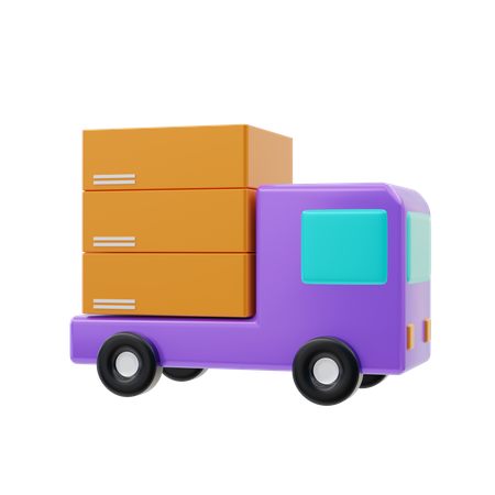 Camion de livraison  3D Icon