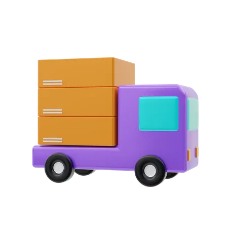 Camion de livraison  3D Icon