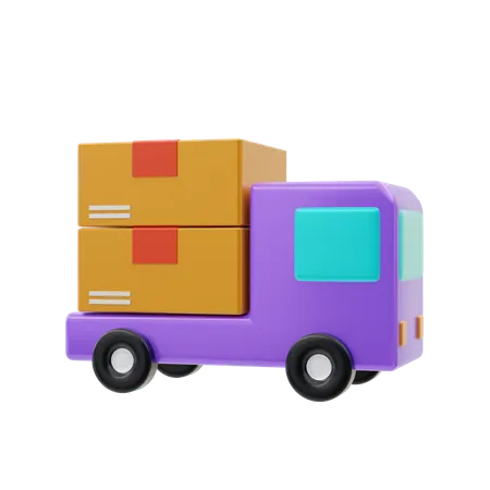 Camion de livraison  3D Icon