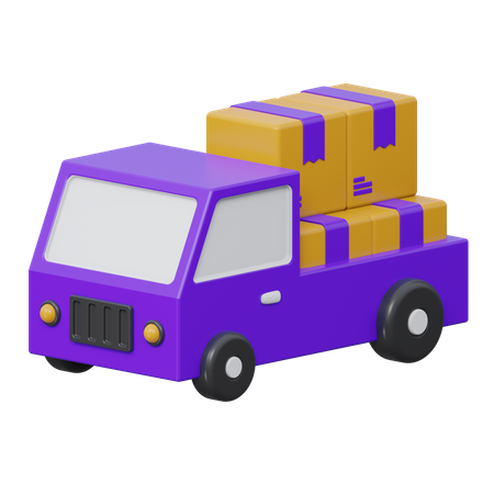 Camion de livraison  3D Icon