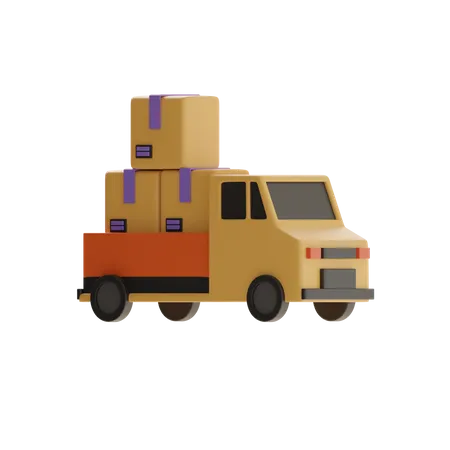 Camion de livraison  3D Icon