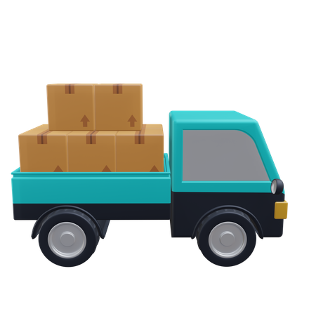 Camion de livraison  3D Icon