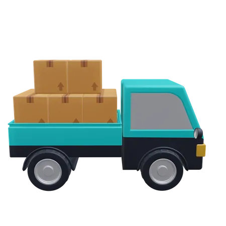 Camion de livraison  3D Icon