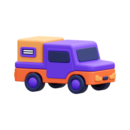 Camion de livraison  3D Icon