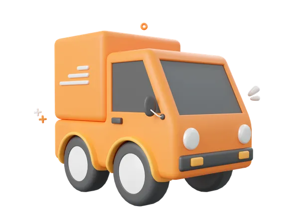 Camion de livraison  3D Icon