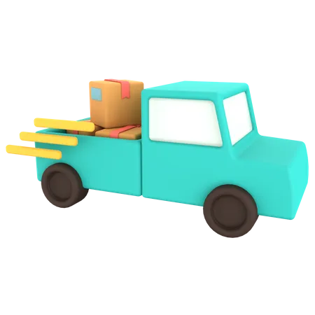 Camion de livraison  3D Icon