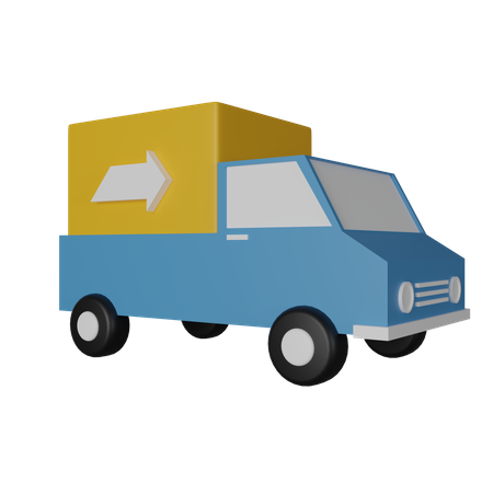 Camion de livraison  3D Icon