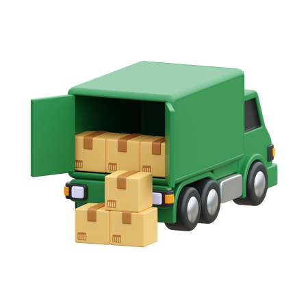 Camion de livraison  3D Icon