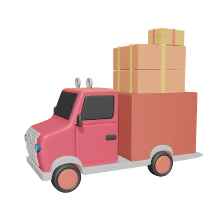 Camion de livraison  3D Icon