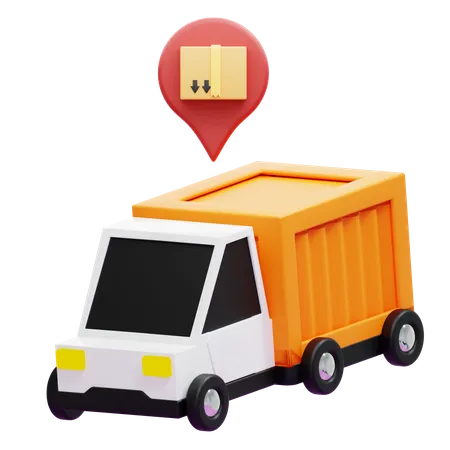 Camion de livraison  3D Icon