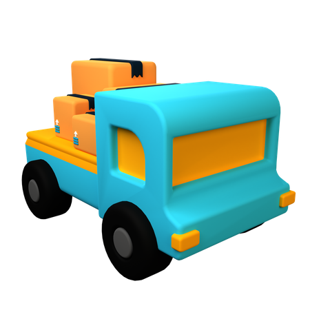 Camion de livraison  3D Icon