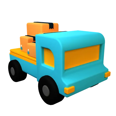 Camion de livraison  3D Icon