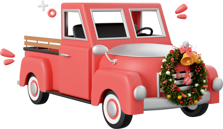 Camion de Noël  3D Icon