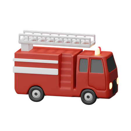 Camion de pompier  3D Icon