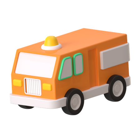 Camion de pompier  3D Icon