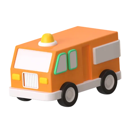 Camion de pompier  3D Icon