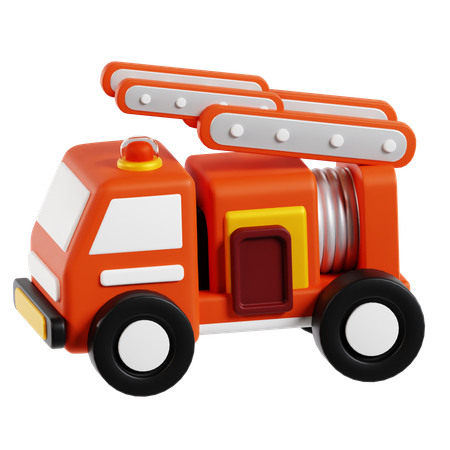 Camion de pompier  3D Icon