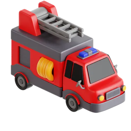 Camion de pompier  3D Icon