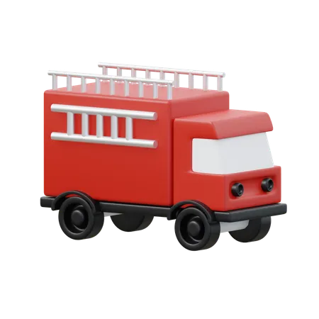 Camion de pompier  3D Icon