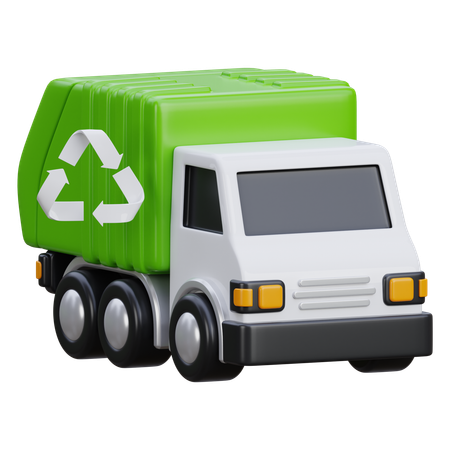 Camion de recyclage  3D Icon