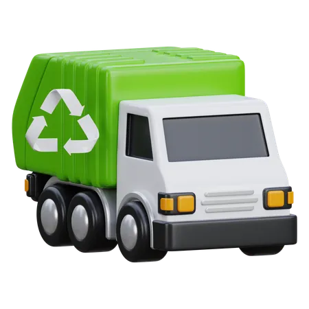 Camion de recyclage  3D Icon