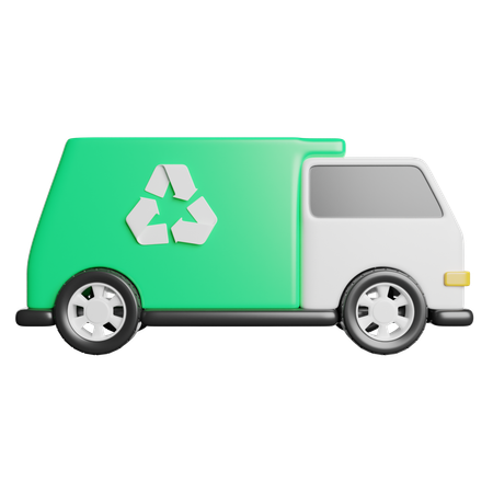 Camion de recyclage  3D Icon