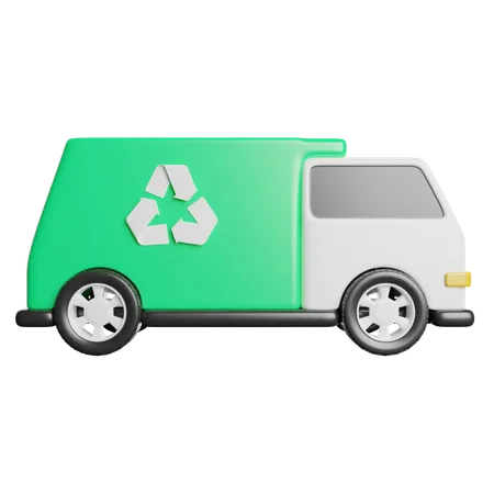 Camion de recyclage  3D Icon