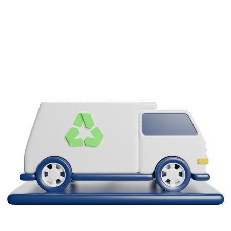 Camion de recyclage  3D Icon