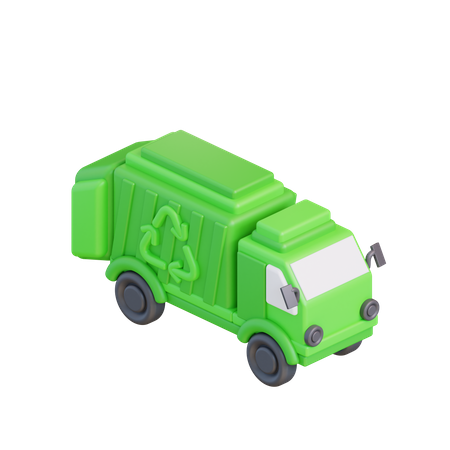 Camion de recyclage  3D Icon
