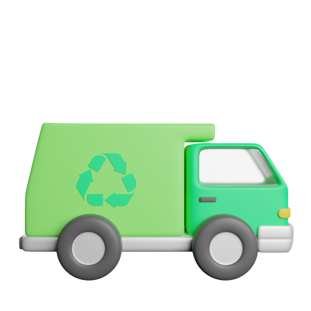 Camion de recyclage  3D Icon