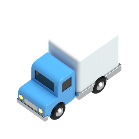 Camión de reparto  3D Icon