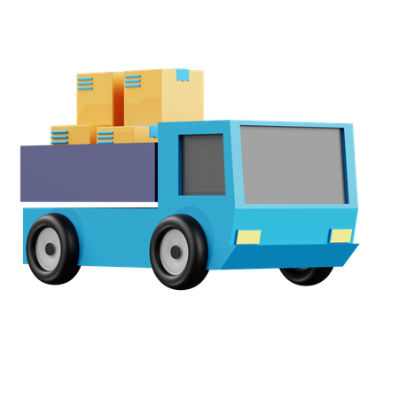 Camion d'expédition  3D Icon