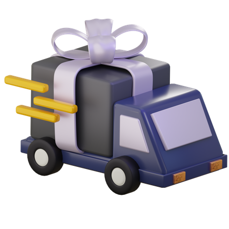 Camion d'expédition  3D Icon