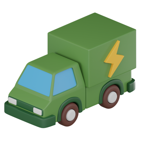 Camión eléctrico  3D Icon