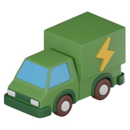 Camion électrique  3D Icon
