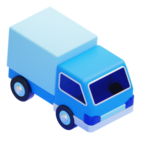 Camion fourgon  3D Icon