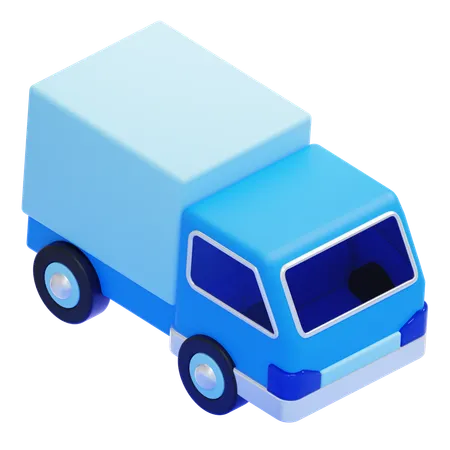 Camion fourgon  3D Icon