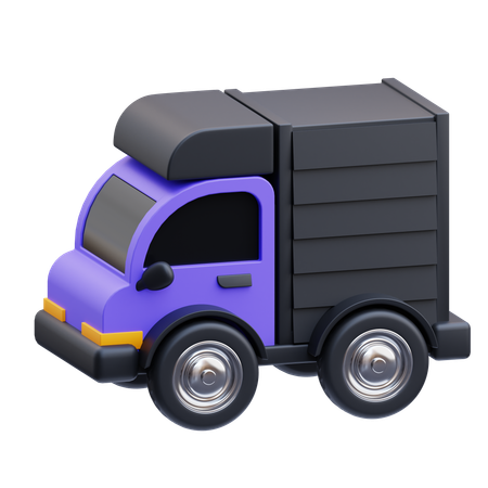 Camion fourgon  3D Icon