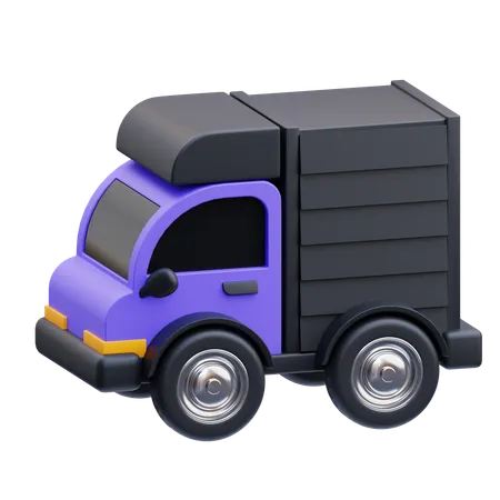 Camion fourgon  3D Icon