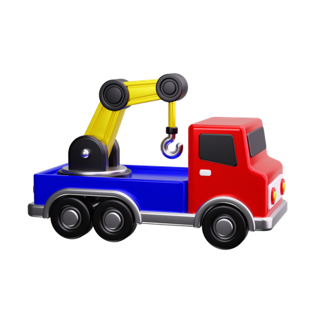 Camion-grue  3D Icon