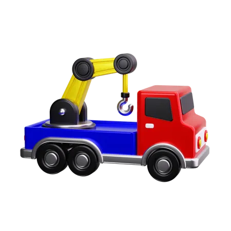 Camion-grue  3D Icon