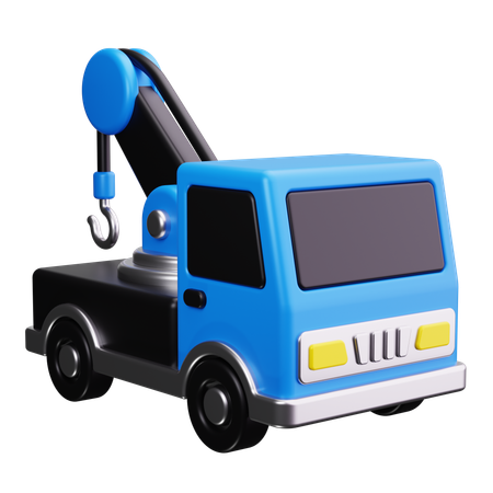 Camion-grue  3D Icon